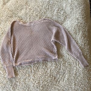 Express Knitted Pink Sweater